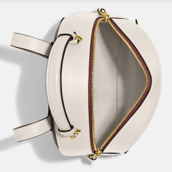 NWT Coach Jordyn Backpack Signature Canvas w/Varsity Motif Below $450 Retail - Picture 3 of 7